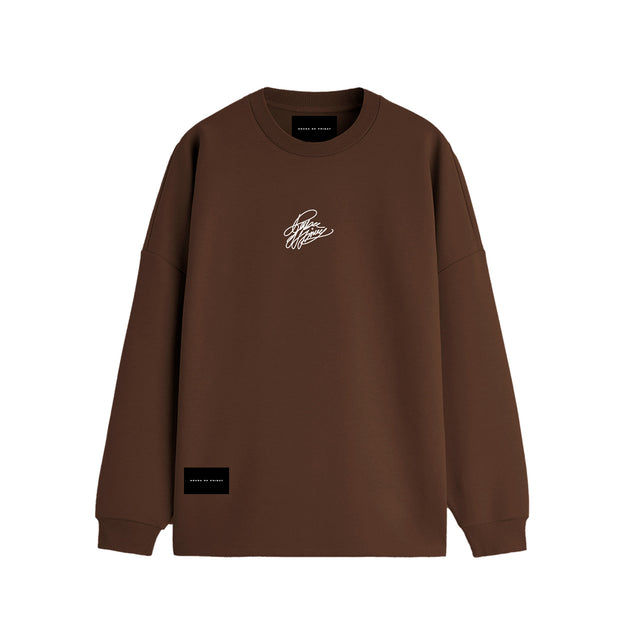 BROWN SWEATSHIRT - MIDNIGHT HOWLER