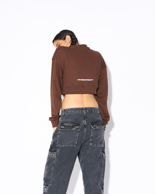 SOUTHWEST SLEEK CROPPED SWEATSHIRT