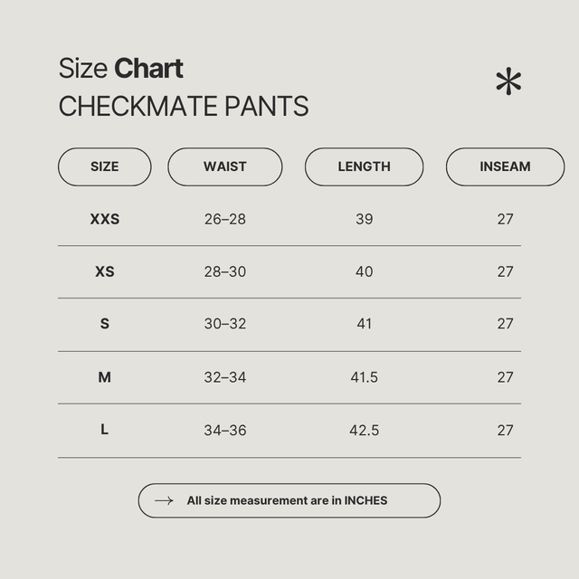 Checkmate Pants