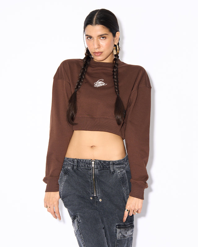 SOUTHWEST SLEEK CROPPED SWEATSHIRT