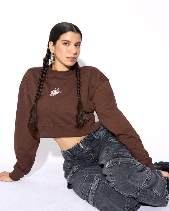 SOUTHWEST SLEEK CROPPED SWEATSHIRT